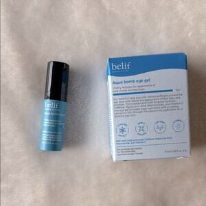 Belif New in Box Aqua Bomb Eye Gel Dark Circles/Bags Travel Size 5mls/.16 fl.oz.